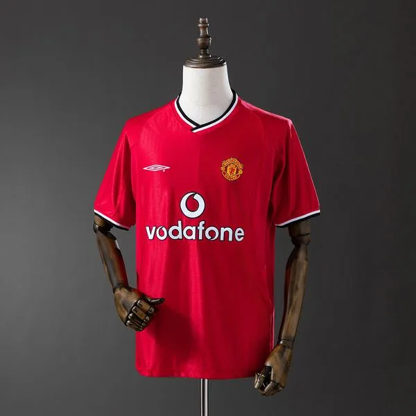 Camiseta de fútbol Manchester United 2000/02 LOCAL MANGA CORTA VERSION FAN
